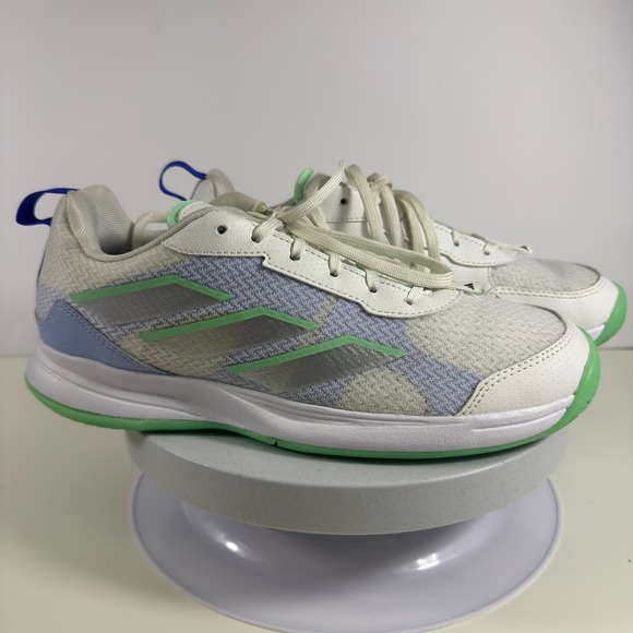 Adidas Defiant Flash Mens Tennis Shoes White Silver Mint Green Sneakers 8.5 main image 8